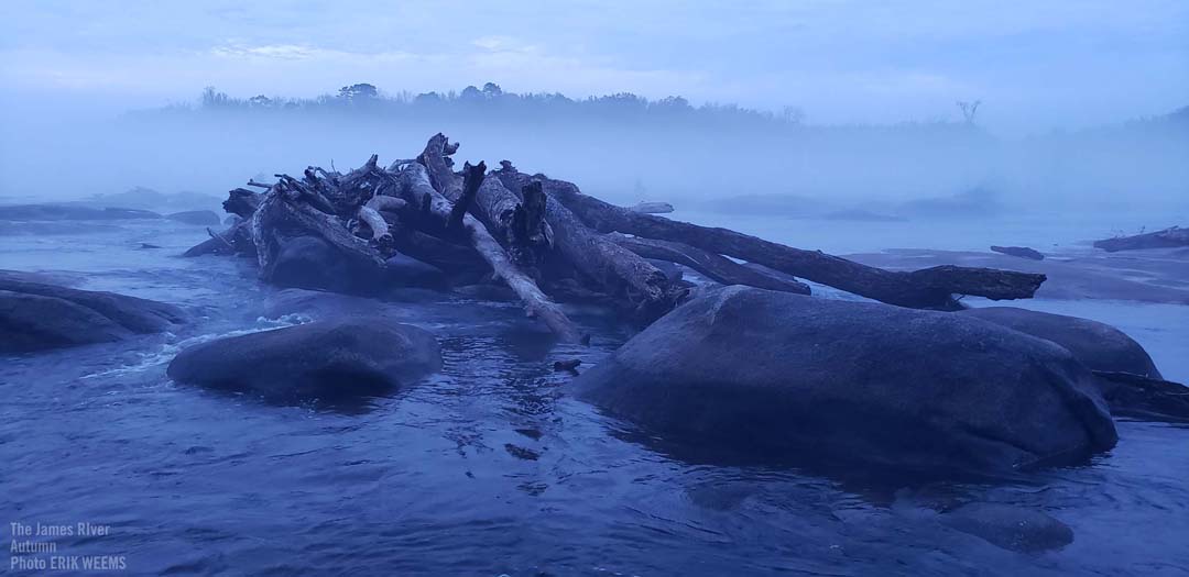 James River Foggy Autumn