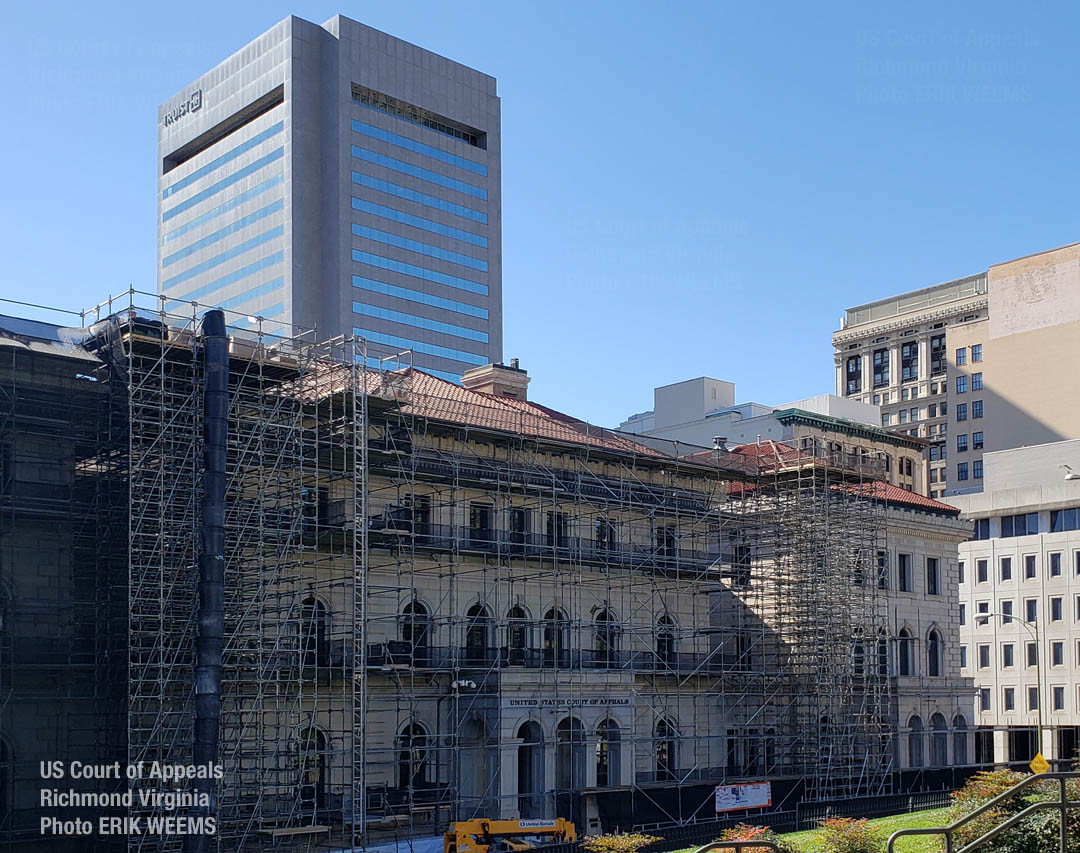 US Court of Appeals repair work Richmond Virginia